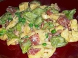 Family Favorites - Tortellini with Prosciutto and Peas