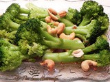 From the Garden...Broccoli with Garlic Butter and Cashews