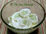 From the Garden...Cucumbers in Cream