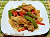 Ginger Chicken with Linguine