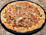 Sue's Mushroom and Onion Thin Crust Pizza