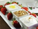 A Trio of Dips with Strawberries {Easy Entertaining}
