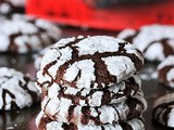Brownie Mix Chocolate Crinkle Cookies