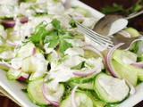 Creamy Cucumber Salad with Fresh Herbs