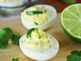 Jalapeno-Lime Deviled Eggs