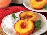Maple Baked Peaches