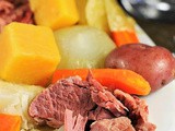 New England Boiled Dinner (aka: Corned Beef & Cabbage with Root Veggies)