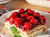 No-Bake Cherry Eclair Dessert
