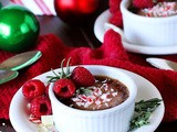 Peppermint-White Chocolate Creme Brulee