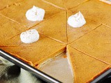 Pumpkin Slab Pie