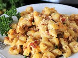 Slow Cooker Bacon Macaroni and Cheese