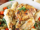 Whole Roasted Chicken with Vegetables