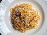 Spaghettini with browned butter & mizithra cheese