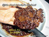 Quick Fix Microwave Brownie(Egg-Less)- The Blog Hop 1