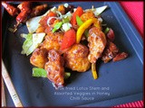 Wok fried Lotus Stem and Assorted Veggies in Honey Chilli Sauce  | The Mad Scientist's Kitchen