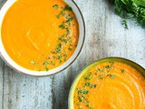 Carrot and Ginger Soup {Vegan+gf}