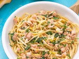 Creamy Salmon Pasta with Spinach