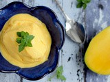 Easy Egg-free Mango Ice Cream