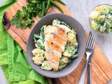 Grilled Chicken with Green Bean Potato Salad