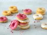 Strawberry-Lemon Gluten-free Baked Doughnuts