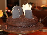 Graveyard Cake and Surprise Happy Birthday