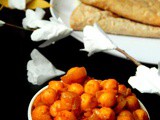 Dry chickpea masala | spicy kabuli chana