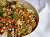 Green Gram Sprout Salad Recipe | Power-packed Mung Vegan Salad