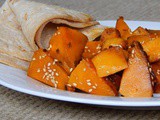 Kakharu bhaja | pumpkin stir fry recipe | healthy pumpkin recipe in 15 minute