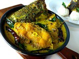 Macha tarkari, rohu fish curry with mustard paste