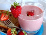 Strawberry Milkshake | Healthy Breakfast Recipe