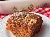 Apple wacky cake