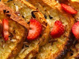 Baked coconut french toast