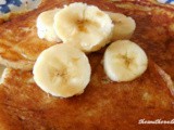 Banana buttermilk pancakes