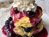 Blueberry shortcake