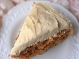 Carrot cake with pineapple and coconut