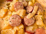 Crock pot sausage potato soup
