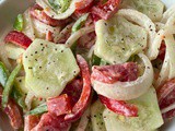 Cucumber tomato salad