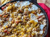 Ground beef and rice skillet