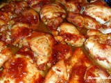 Iron skillet baked chicken thighs