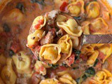 Italian sausage tortellini soup