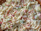 Macaroni coleslaw salad