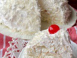 Old-fashioned snowball cake