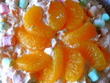 Orange jello salad