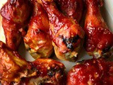Oven baked barbecued chicken