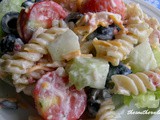 Ranch pasta salad