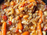 Sausage,white bean and pasta soup