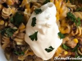 Slow cooker taco pasta