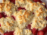 Strawberry cobbler