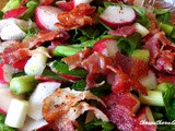 Wilted lettuce salad