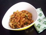 Cabbage And Peas Stir Fry With Honey Soy Dressing